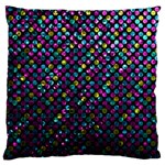 Polka Dot Sparkley Jewels 2 Large Flano Cushion Cases (Two Sides) 