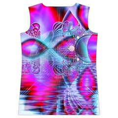 Crystal Northern Lights Palace, Abstract Ice  Women s Basketball Tank Top from ZippyPress Back