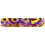Golden Violet Crystal Palace, Abstract Cosmic Explosion Flano Scarf (Small)