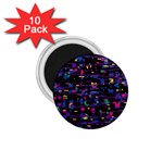 Purple galaxy 1.75  Magnets (10 pack) 