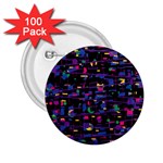 Purple galaxy 2.25  Buttons (100 pack) 