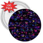 Purple galaxy 3  Buttons (100 pack) 