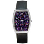 Purple galaxy Barrel Style Metal Watch