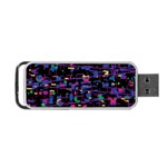 Purple galaxy Portable USB Flash (One Side)
