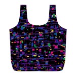 Purple galaxy Full Print Recycle Bags (L) 