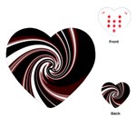 Decorative twist Playing Cards (Heart) 
