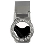 White and black abstraction Money Clips (CZ) 