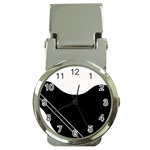 White and black abstraction Money Clip Watches