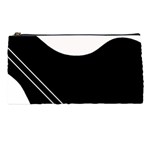 White and black abstraction Pencil Cases