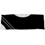 White and black abstraction Body Pillow Case Dakimakura (Two Sides)