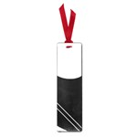 White and black abstraction Small Book Marks