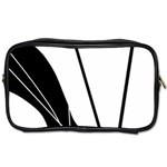 White and Black  Toiletries Bags 2-Side