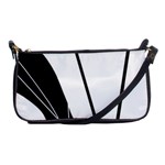 White and Black  Shoulder Clutch Bags