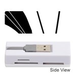 White and Black  Memory Card Reader (Stick) 