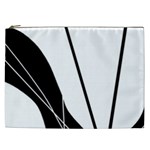 White and Black  Cosmetic Bag (XXL) 
