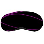 Purple, white and black lines Sleeping Masks
