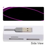 Purple, white and black lines Memory Card Reader (Stick) 