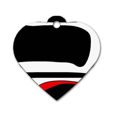 Fantasy Dog Tag Heart (Two Sides) from ZippyPress Front