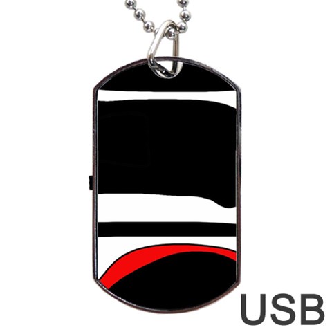 Fantasy Dog Tag USB Flash (Two Sides)  from ZippyPress Front