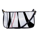 Red, white and black elegant design Shoulder Clutch Bags