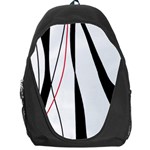 Red, white and black elegant design Backpack Bag