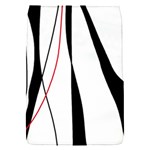 Red, white and black elegant design Flap Covers (S) 