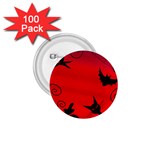 Halloween landscape 1.75  Buttons (100 pack) 