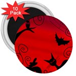 Halloween landscape 3  Magnets (10 pack) 