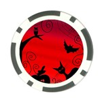 Halloween landscape Poker Chip Card Guards (10 pack) 