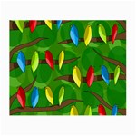 Parrots Flock Small Glasses Cloth (2-Side)