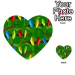Parrots Flock Multi-purpose Cards (Heart) 