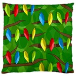 Parrots Flock Standard Flano Cushion Case (One Side)