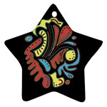 Colorful abstract spot Ornament (Star) 