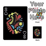 Colorful abstract spot Playing Cards 54 Designs 