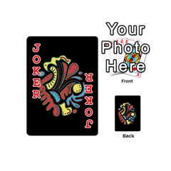 Colorful abstract spot Playing Cards 54 (Mini)  from ZippyPress Front - Joker2