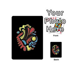 Colorful abstract spot Playing Cards 54 (Mini)  from ZippyPress Back