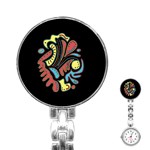 Colorful abstract spot Stainless Steel Nurses Watch