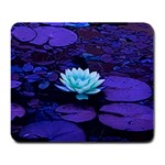 Lotus Flower Magical Colors Purple Blue Turquoise Large Mousepads