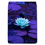 Lotus Flower Magical Colors Purple Blue Turquoise Flap Covers (L) 