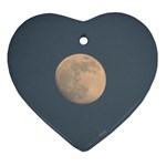 The Moon and blue sky Ornament (Heart) 
