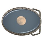 The Moon and blue sky Belt Buckles