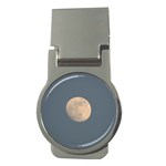 The Moon and blue sky Money Clips (Round) 