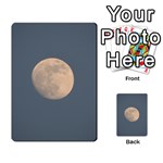 The Moon and blue sky Multi-purpose Cards (Rectangle) 
