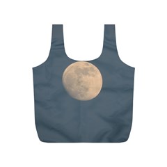The Moon and blue sky Full Print Recycle Bags (S)  from ZippyPress Back