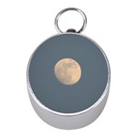 The Moon and blue sky Mini Silver Compasses