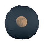 The Moon and blue sky Standard 15  Premium Flano Round Cushions
