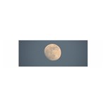 The Moon and blue sky Satin Scarf (Oblong)
