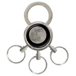 Close to the full Moon 3-Ring Key Chains