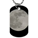 Close to the full Moon Dog Tag (One Side)