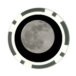 Close to the full Moon Poker Chip Card Guards